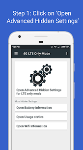 4G LTE Only Mode 2.1.3 Apk + Mod 1