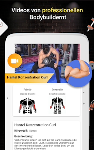 Pro Fitness-Studio Workout (Fitness-Training) Screenshot