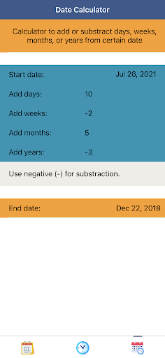 Date Calculator Plus Screen 3