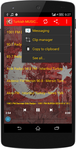 Turkish MUSIC Radio WorldWide Screen 2