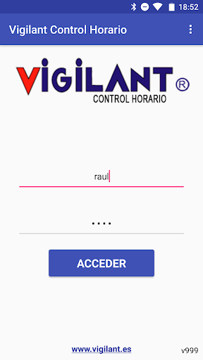 Android application Vigilant Fichador NFC screenshort