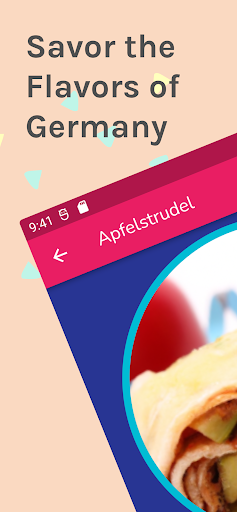 Android application German Recipes screenshort