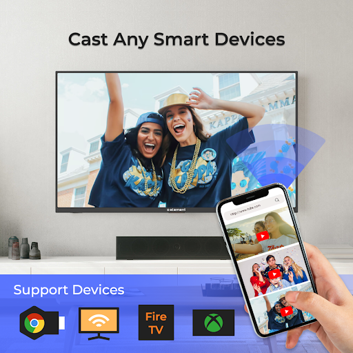 Cast to TV - Screen Mirroring, Cast For Chromecast  screenshots 1