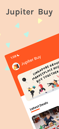 Android application Jupiter Buy screenshort