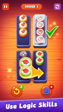 Game screenshot Sushi Sort: Color Sorting Game hack