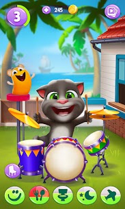 تحميل لعبة My Talking Tom 2 مهكرة أموال ونجوم غير محدودة 1