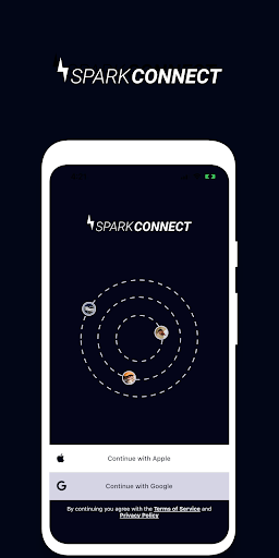 Android application Sparkconnect screenshort