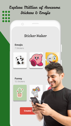 Android application Sticker maker App for WA screenshort