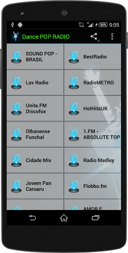 Android application Dance Pop Radio screenshort