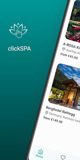 Android application clickSPA screenshort