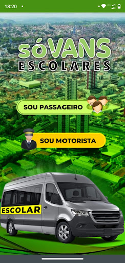 Android application So Vans Escolares screenshort
