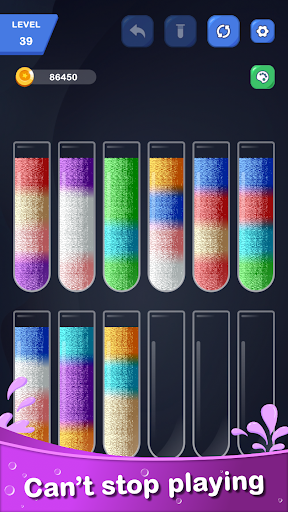 Color Water Sort - Puzzle Screen 3