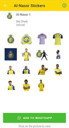 Al-Nassr Stickers Screen 2
