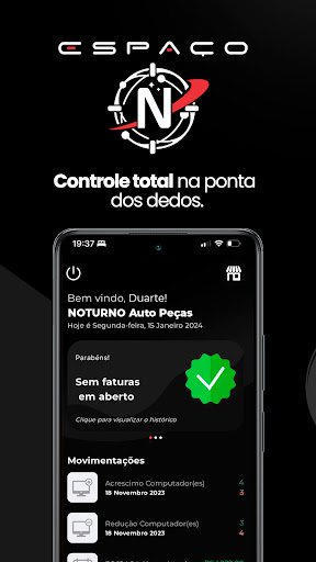 Android application Espaço N screenshort