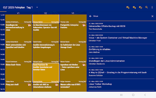 CLT 2025 Fahrplan screenshot 12