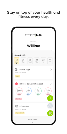 Screenshot of Fitness 1440 Nashville