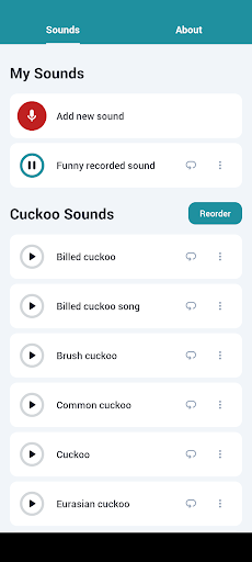 Cuckoo Sounds Screen 3