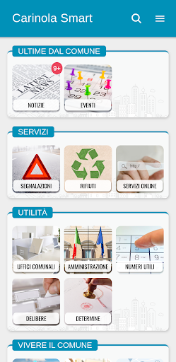 Android application Carinola Smart screenshort