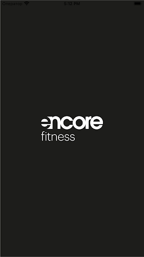 Android application Encore Fitness screenshort