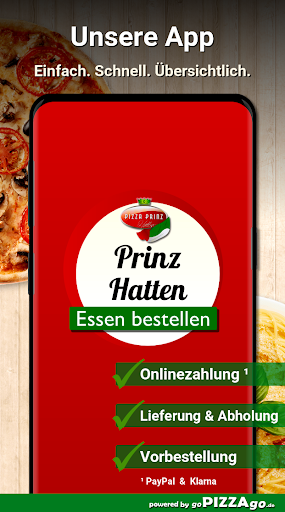 Android application Pizza Prinz Hatten Sandkrug screenshort