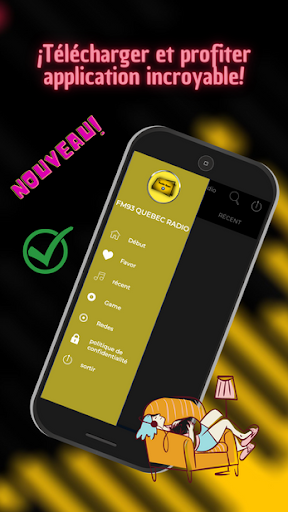 Android application Fm93 Quebec Radio Stations screenshort