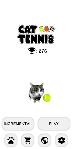 Cat Tennis Champion - Screenshot 1