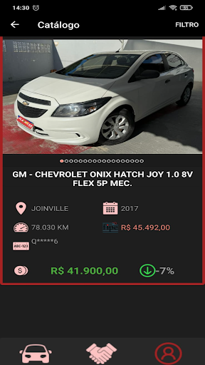 Flash Car Store Screen 2