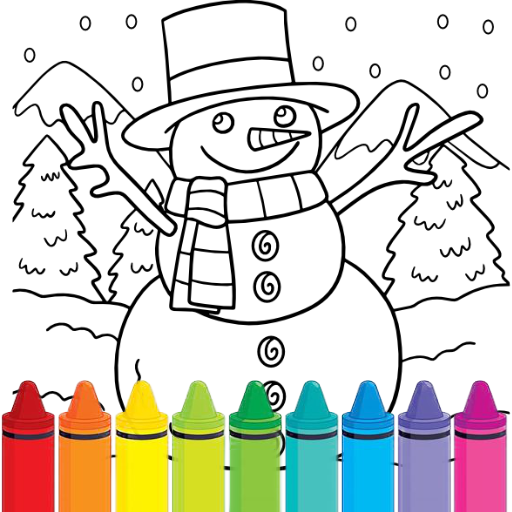 Snowman Coloring Pages Download on Windows