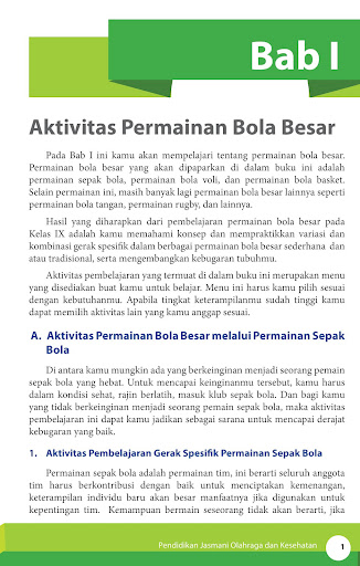 Buku PJOK SMP Kelas 9 K13 Screen 3