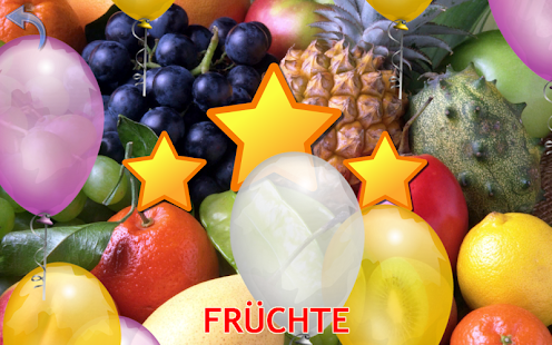 Früchte und Gemüse für Kinder Screenshot