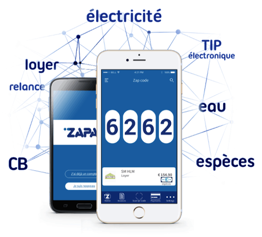 Android application ZAPAY - Paiement de factures screenshort