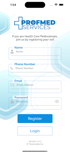 ProfMed Services Screen 2