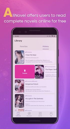 AliNovel Screen 2