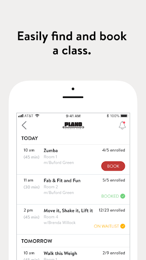 Screenshot of Plano Athletic Club Online