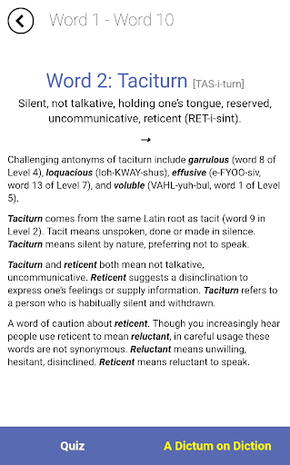 Verbal Advantage - Level 3 Screen 3