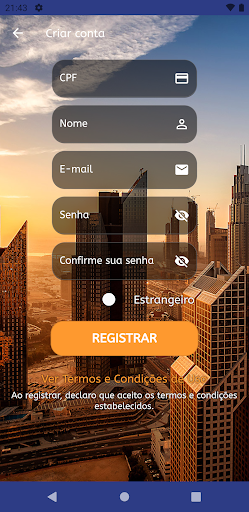 App Cidades Screen 2