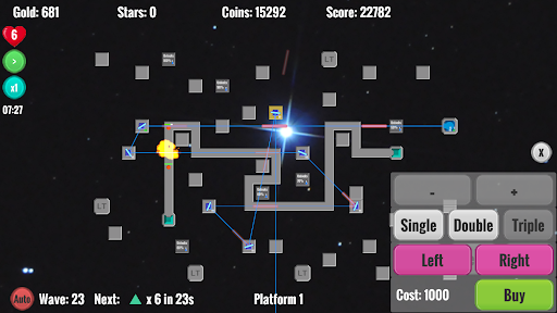 Android application Laser & Mirror TD screenshort