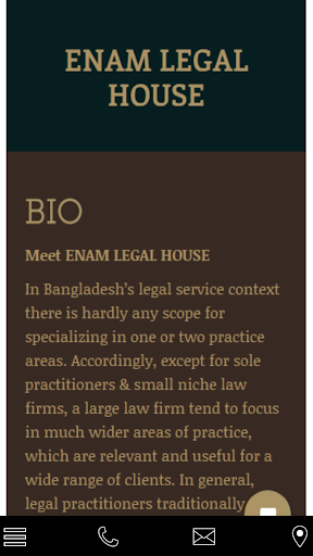 Android application ENAM LEGAL HOUSE screenshort