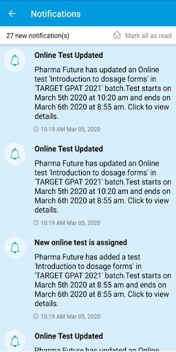 Android application Pharma Future screenshort