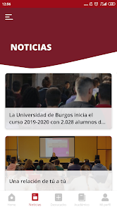 Captura de Pantalla 5 UBU App Universidad de Burgos android