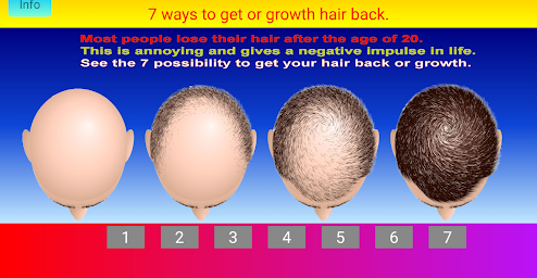 7 Ways to get or growth hair back.
