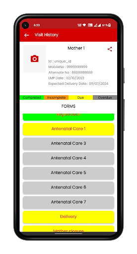 Arogya Sakhi Screen 3