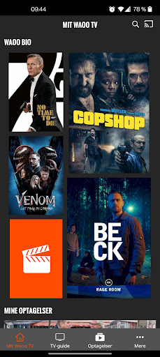 Android application Waoo Smart TV screenshort