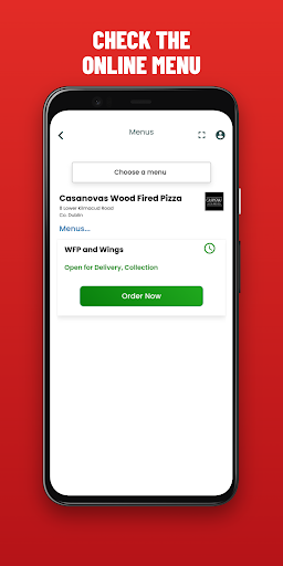 Casanovas Wood Fire and Wings Screen 2