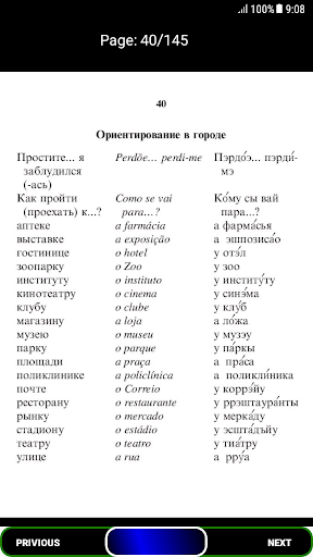 Правила Португальского языка Screen 3