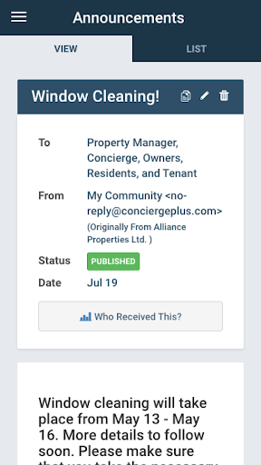 Android application Prestige Management Inc. screenshort