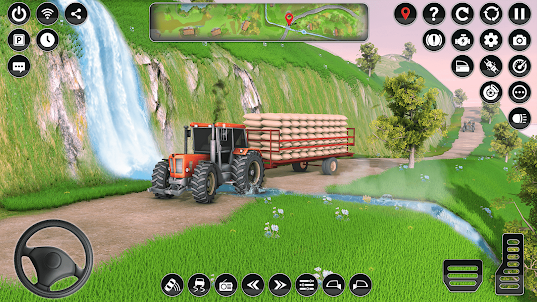 Tractor Driving 3D -Farm Games