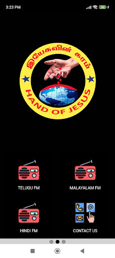 Hand of Jesus TV Screen 2