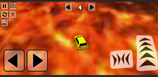 car vs lava crash simulator