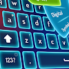 Simple Blue Keyboard icon